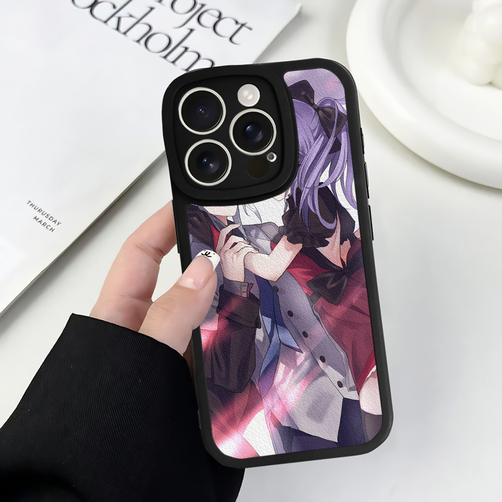 （画像用） 遊☆戯☆王 Yu-Gi-Oh! 【iPhone 16シリーズ対応】シリコンスマホケース（レザー調） 材質：シリコン